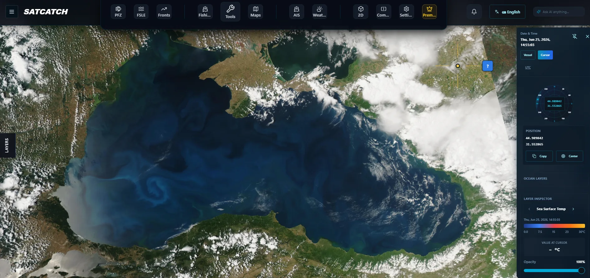 Daily high-res imagery