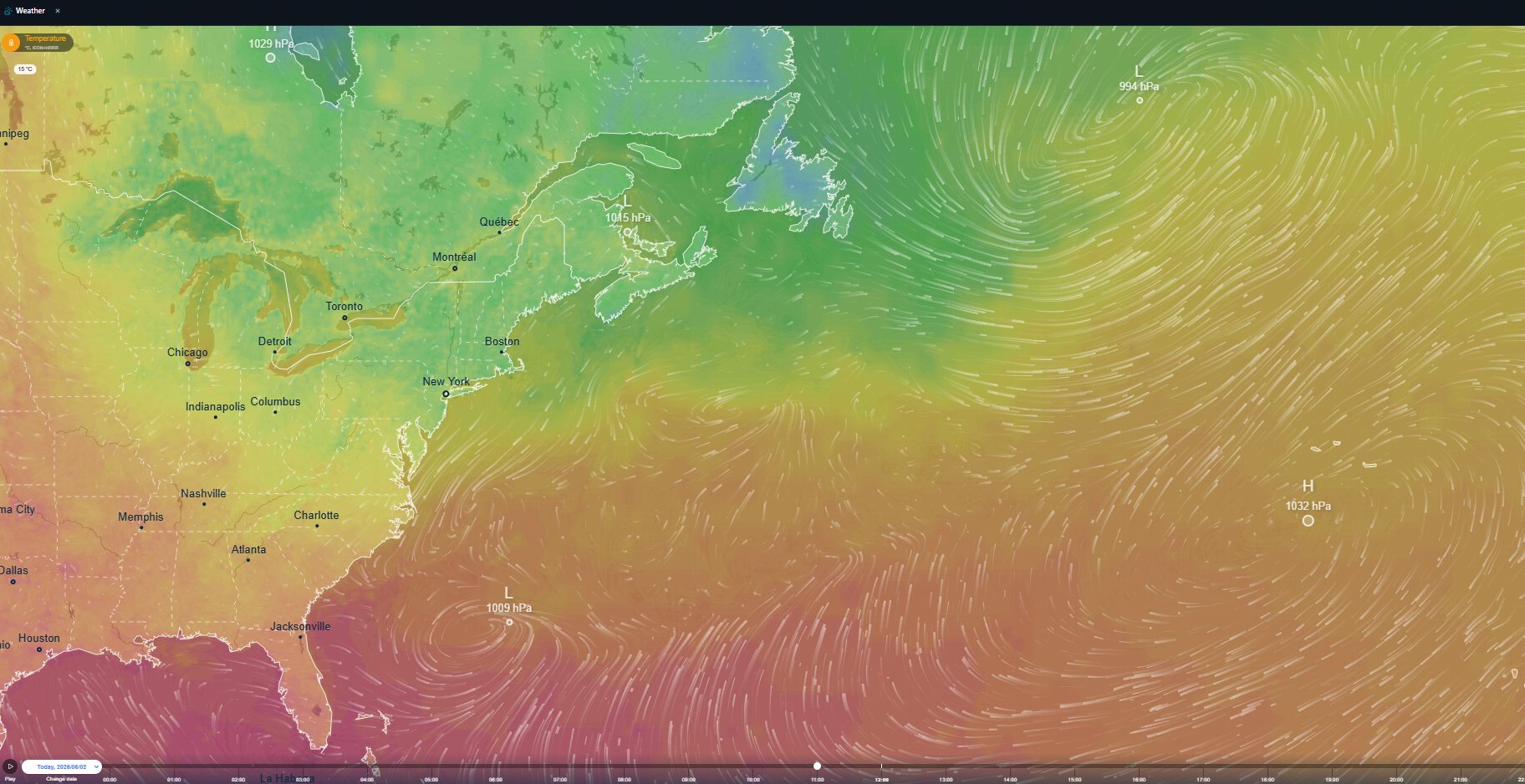 Marine weather